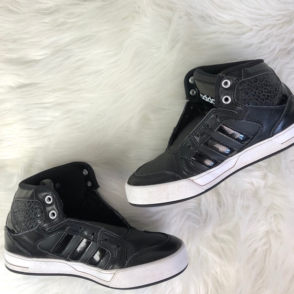 Adidas black Neo Raleigh high top sneakers leopard - Picture 7 of 8